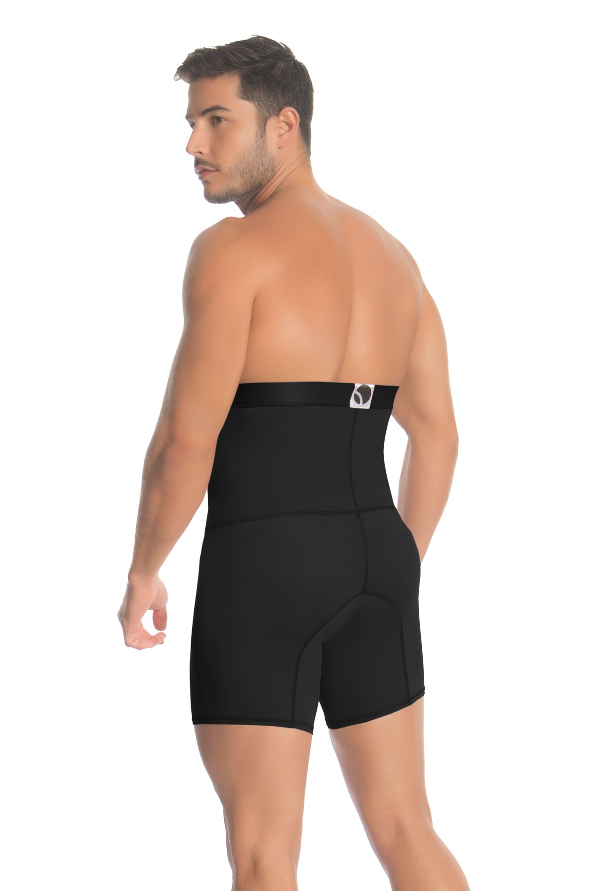Fajate 11079 Men's High Waist Short Girdle (Flat Fabric)