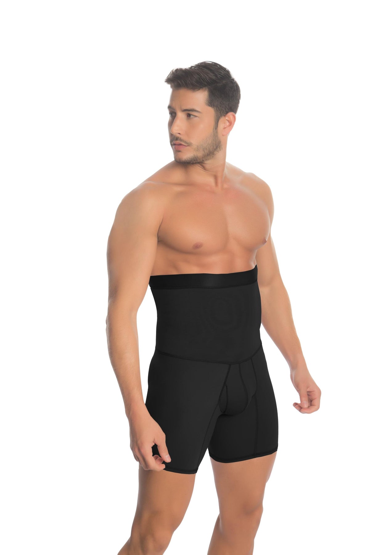 Fajate 11079 Men's High Waist Short Girdle (Flat Fabric)