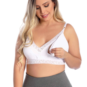 Fajate 11232 Nursing Bra w/ Snaps & Back Design