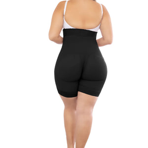 FAJATE 11346 Fit 360 Mid-Thigh Strapless Shapewear w/ 3 Level Hook Adjustment