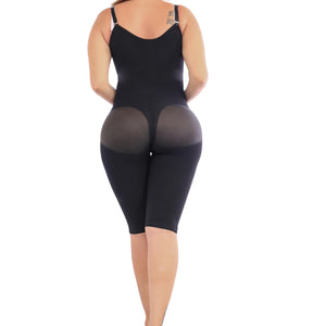Fajate 11021 Knee-Length Compression Garment with Lateral Zipper