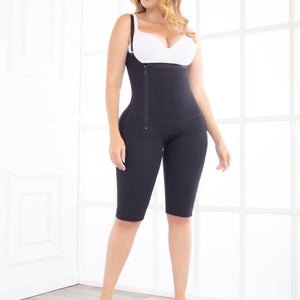 Fajate 11021 Knee-Length Compression Garment with Lateral Zipper