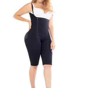 Fajate 11021 Knee-Length Compression Garment with Lateral Zipper