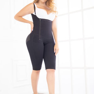 Fajate 11021 Knee-Length Compression Garment with Lateral Zipper