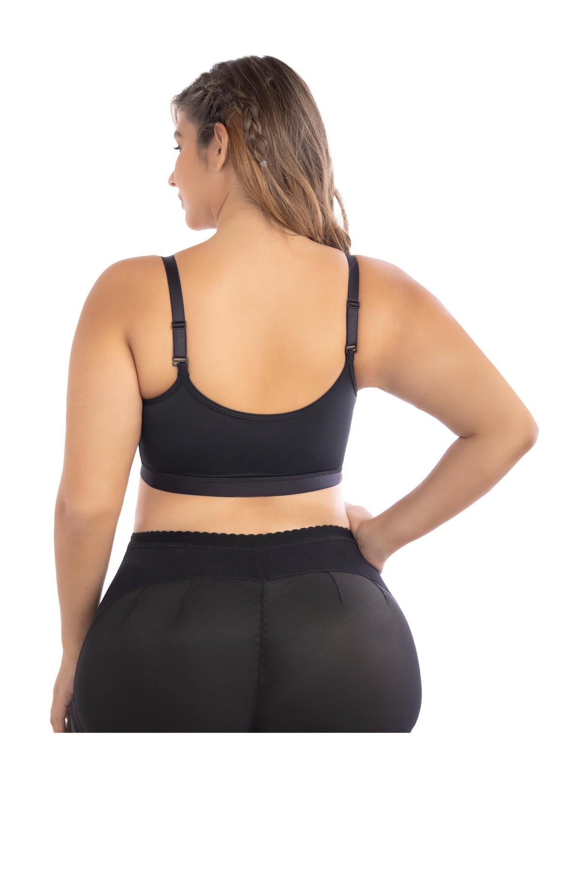Fajate 11027 Medium Compression Bra w/ Adjustable Straps