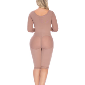 Fajate 11174 High Compression Garment w/ Sleeves & Side Zipper - Colombiana Dubai