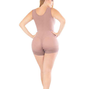 Fajate 11053 Hip-Hugger Compression Garment w/ Built in Bra and Lateral Zipper