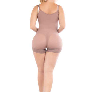 Fajate 11046 Hip-Hugger Compression Garment w/ Lateral Zipper and Adjustable Straps