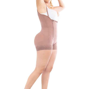 Fajate 11046 Hip-Hugger Compression Garment w/ Lateral Zipper and Adjustable Straps