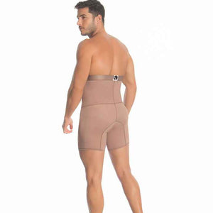 Fajate 11079 Men's High Waist Short Girdle (Flat Fabric)