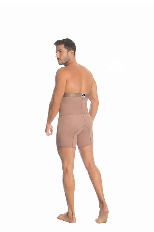 Fajate 11079 Men's High Waist Short Girdle (Flat Fabric)