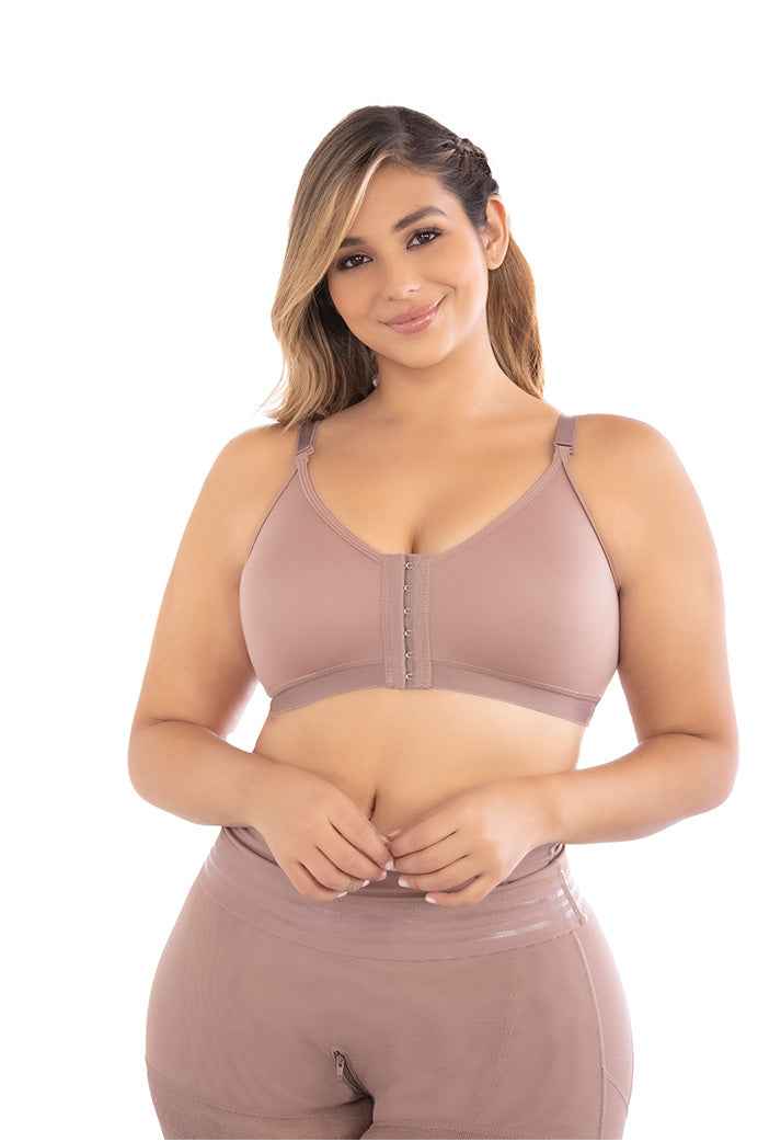 Fajate 11027 Medium Compression Bra w/ Adjustable Straps