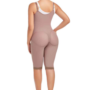 Fajate 11022 Women's Ankle Length Girdle Open Bust w/ Side Zipper