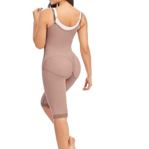 Fajate 11022 Women's Ankle Length Girdle Open Bust w/ Side Zipper