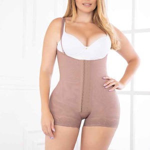 Fajate 11120 Women's Hipster Girdle w/ 3 Level Hooks For Short Torso