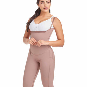 Fajate 11021 Knee-Length Compression Garment with Lateral Zipper - Colombiana Dubai